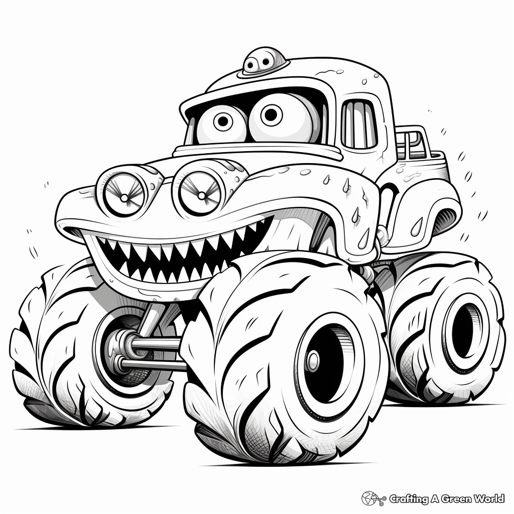 Derby car coloring pages