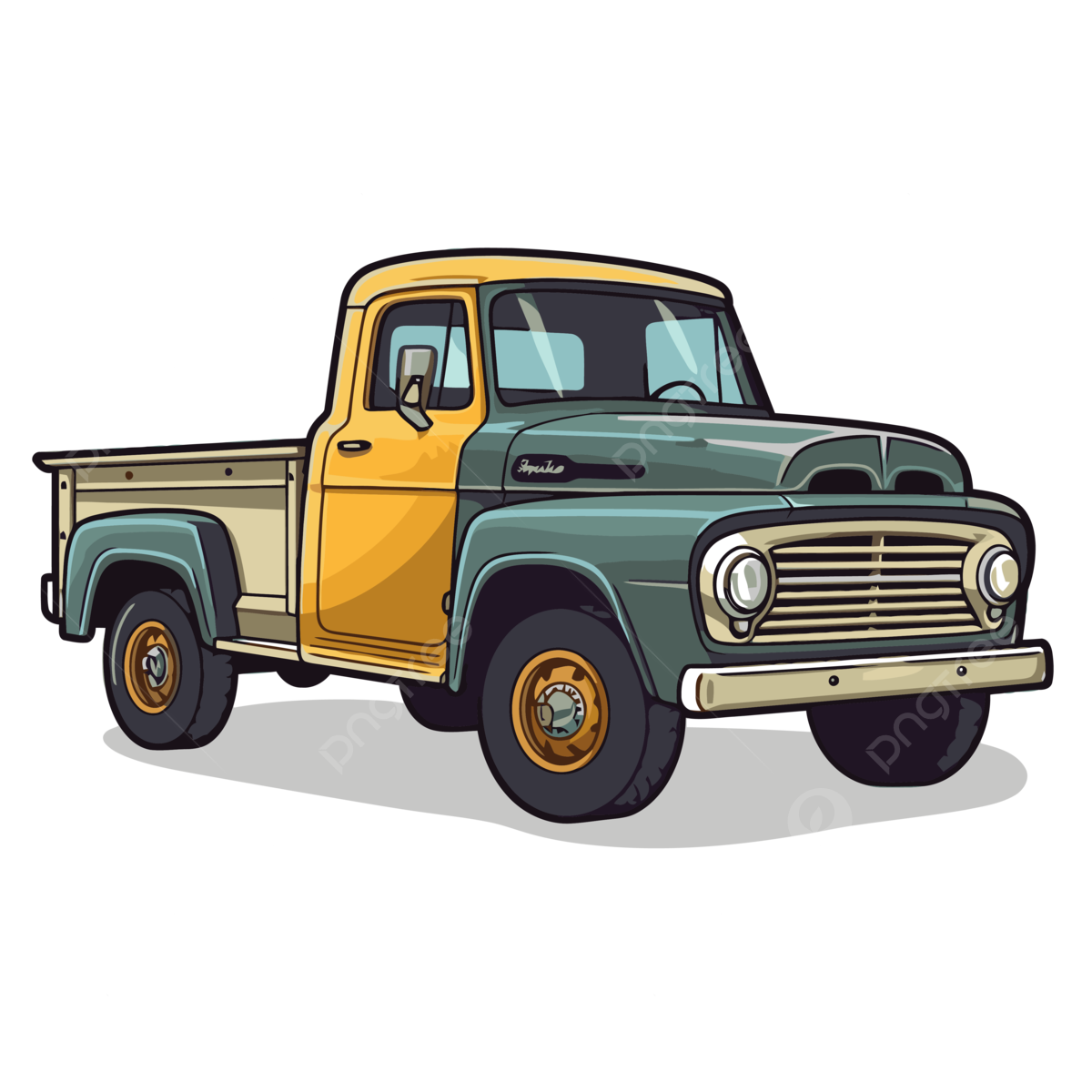 Vintage pickup truck png transparent images free download vector files