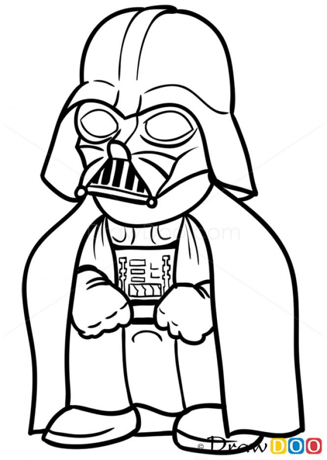 How to draw darth vader chibi star wars star wars art drawings star wars drawings star wars characters drawings