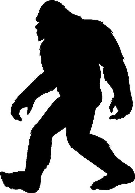 Sasquatch yeti bigfoot digital download instant download svg dxf eps png files included