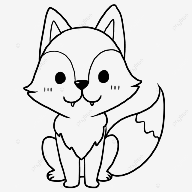 Fox animal cartoon doodle kawaii anime coloring page cute illustration drawing clip art character chibi manga ic vector car drawing anime drawing cartoon drawing png and vector with transparent background for free