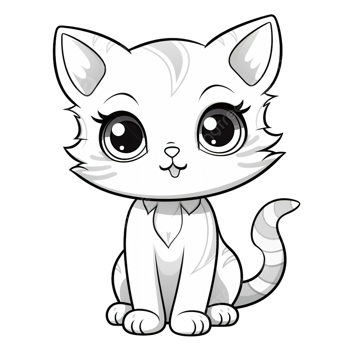 Cat animal cartoon doodle kawaii anime coloring page cute illustration drawing clipart character chibi manga ics cat drawing car drawing anime drawing png transparent image and clipart for free download