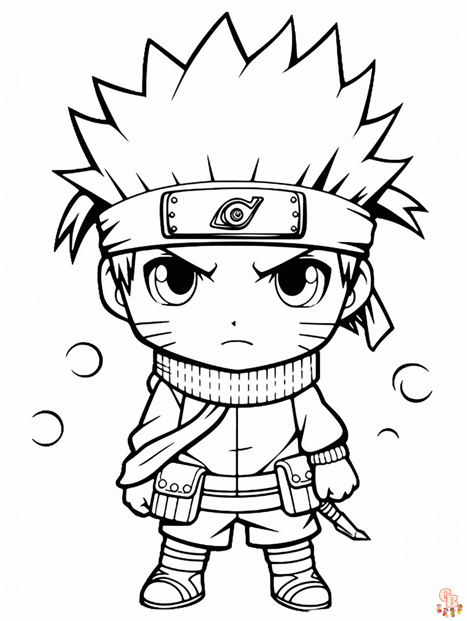 Free naruto coloring pages for kids and adults