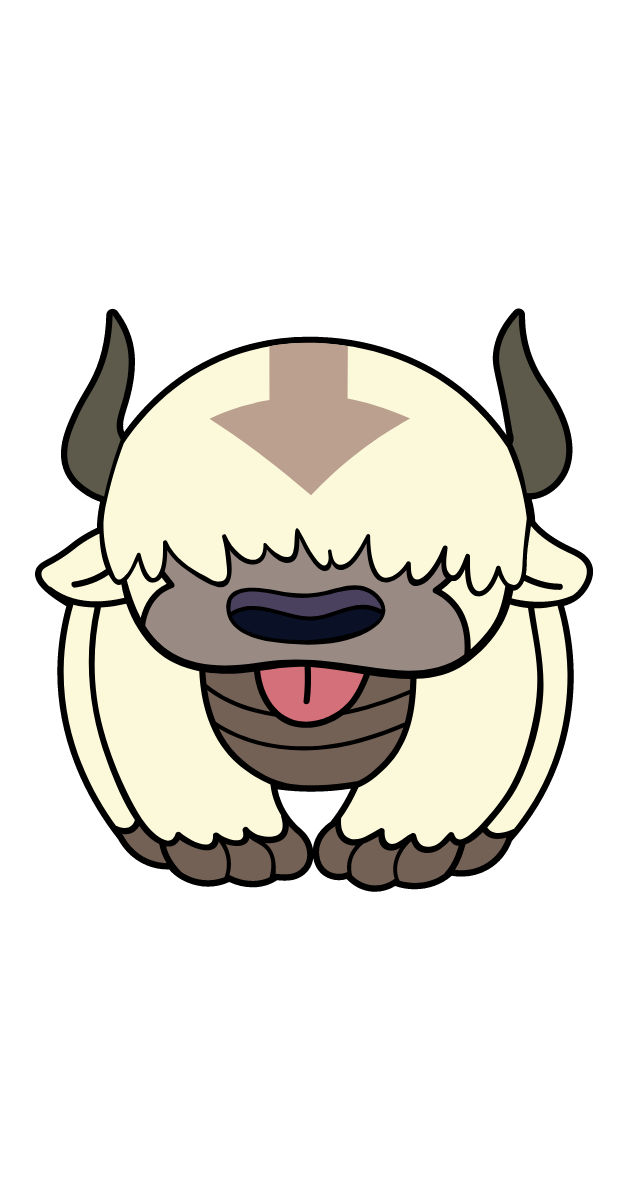 Avatar the last airbender appa sticker avatar the last airbender art avatar the last airbender the last airbender