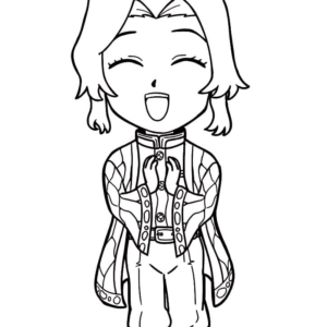 Shinobu kochou coloring pages printable for free download