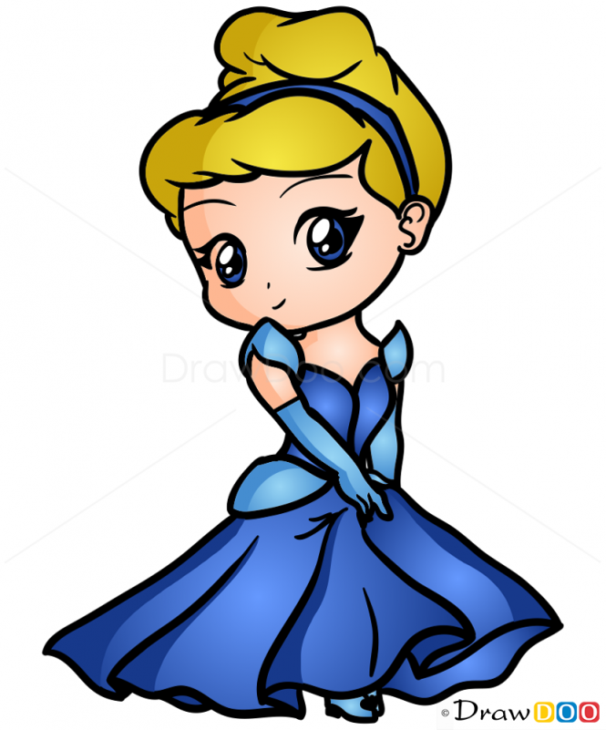 How to draw cinderella chibi cinderella cartoon cinderella drawing cartoon drawings disney