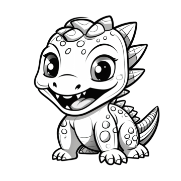 Dinosaur cartoon doodle kawaii anime coloring page cute illustration drawing clipart character chibi manga ics car drawing anime drawing cartoon drawing png transparent image and clipart for free download