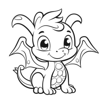 Dragon picture outline png transparent images free download vector files