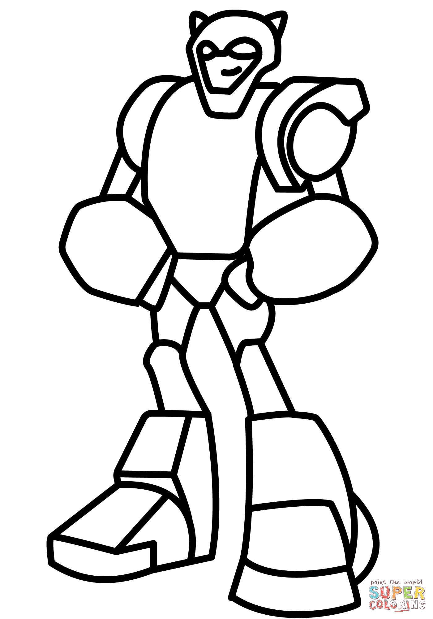 Chibi bumblebee transformer coloring page free printable coloring pages