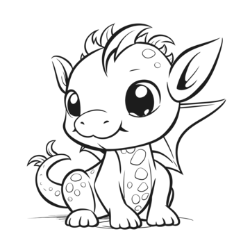 Baby dragon png vector psd and clipart with transparent background for free download
