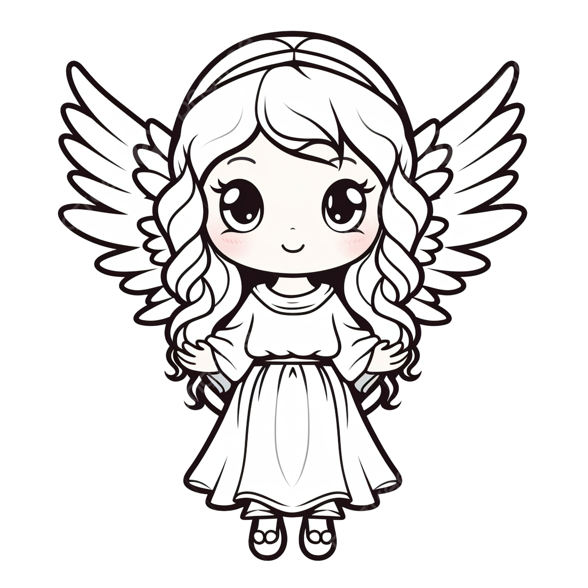 Angel cartoon doodle kawaii anime coloring page cute illustration drawing clipart character chibi manga ics car drawing anime drawing cartoon drawing png transparent image and clipart for free download