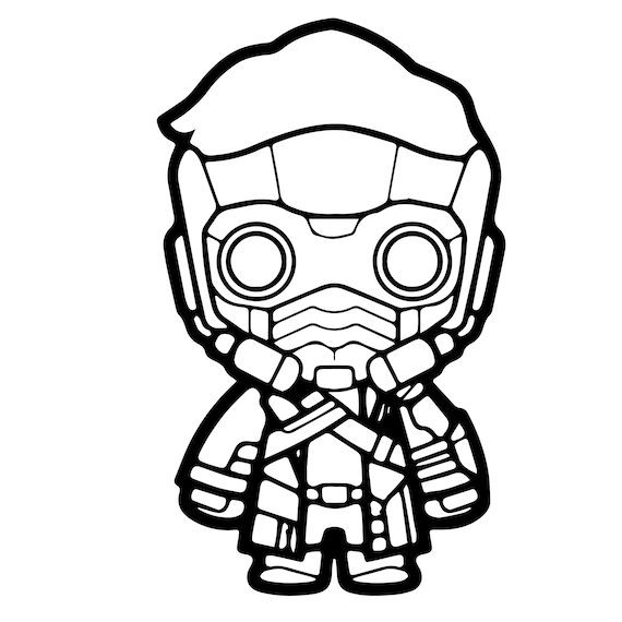 Chibi guardians of the galaxy bundle digital download instant download svg dxf eps png files included