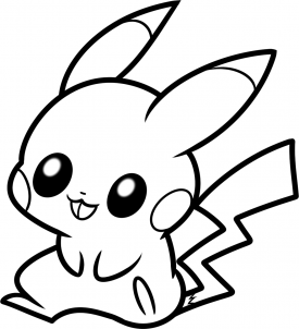 How to draw baby pikachu step by step pokemon characters anime draw japanese anime draw manga freeâ desenho de picolã desenhos pra colorir pokãmon desenho