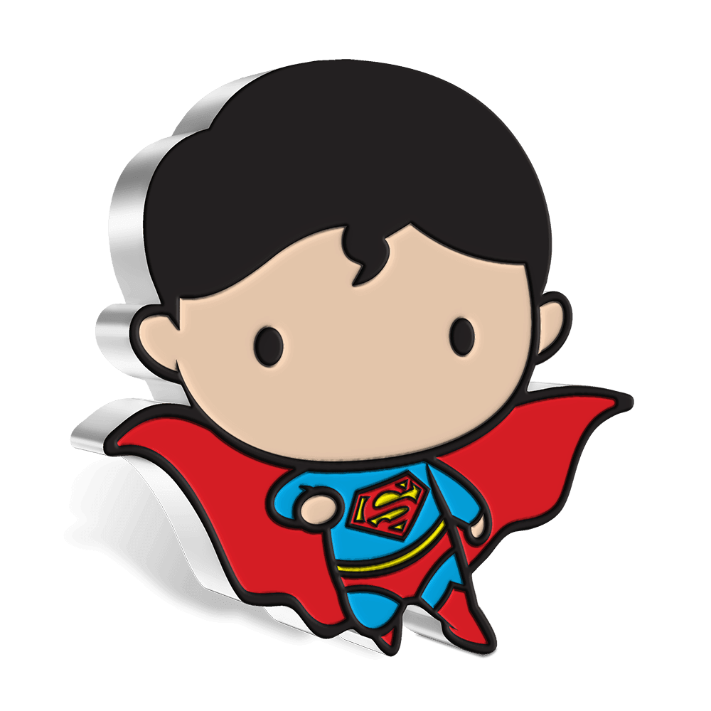 Supermanâ flying oz silver chibi coin â dc ics new zealand mint