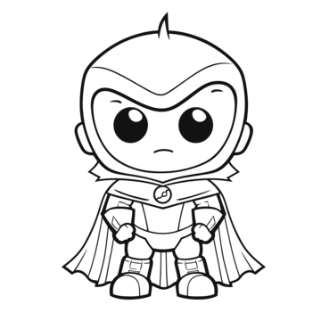 Cartoon superhero in coloring pages outline sketch drawing vector car drawing cartoon drawing wing drawing png and vector with transparent background for free download