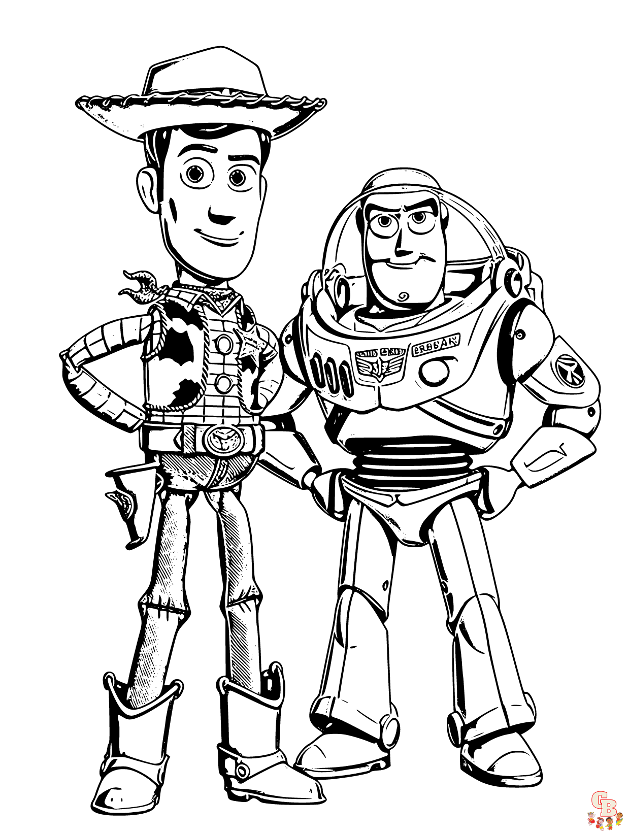 Los mejores dibujos de toy story para colorear para niãos