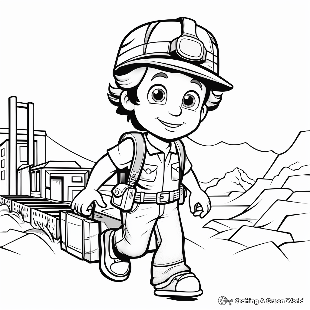 Labor day coloring pages