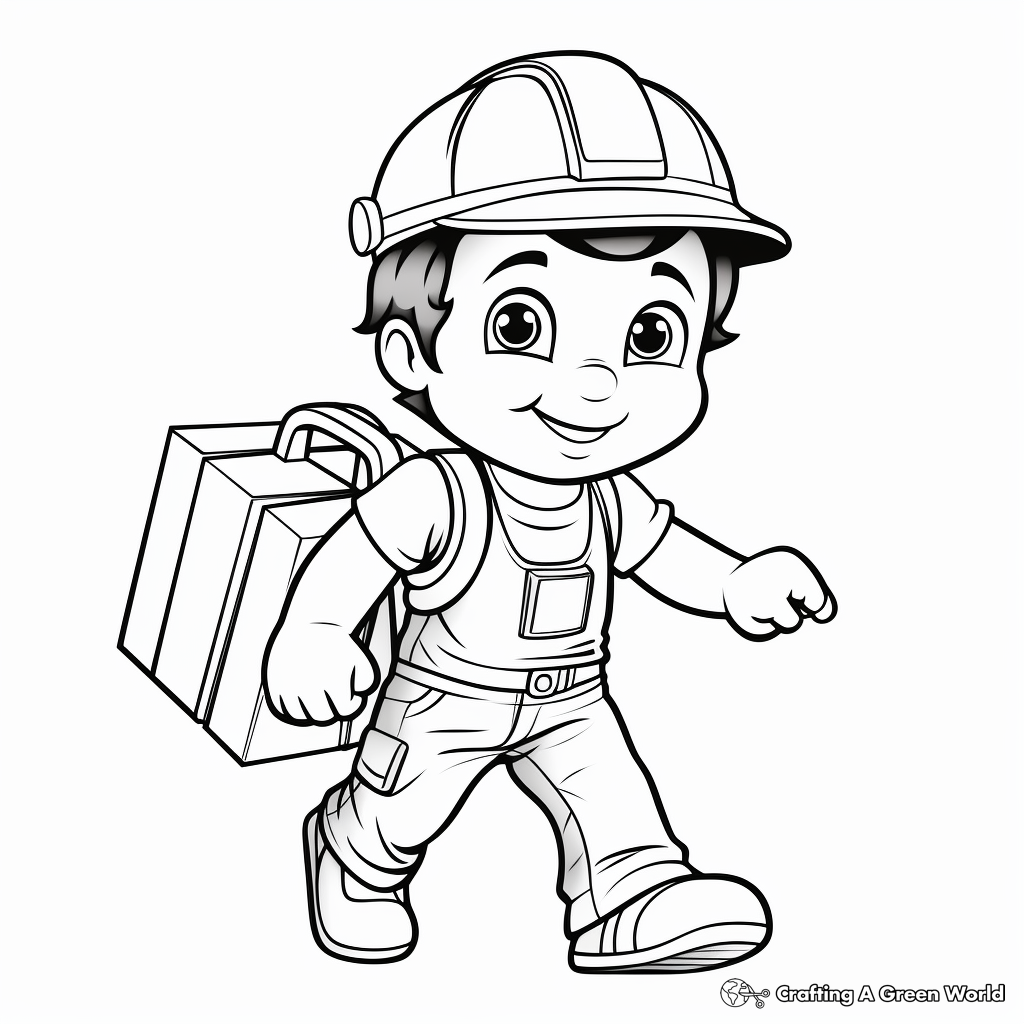 Labor day coloring pages