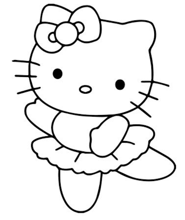 Lovely coco and hello kitty coloring pages for kids and adults