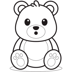 Teddy bear coloring pages