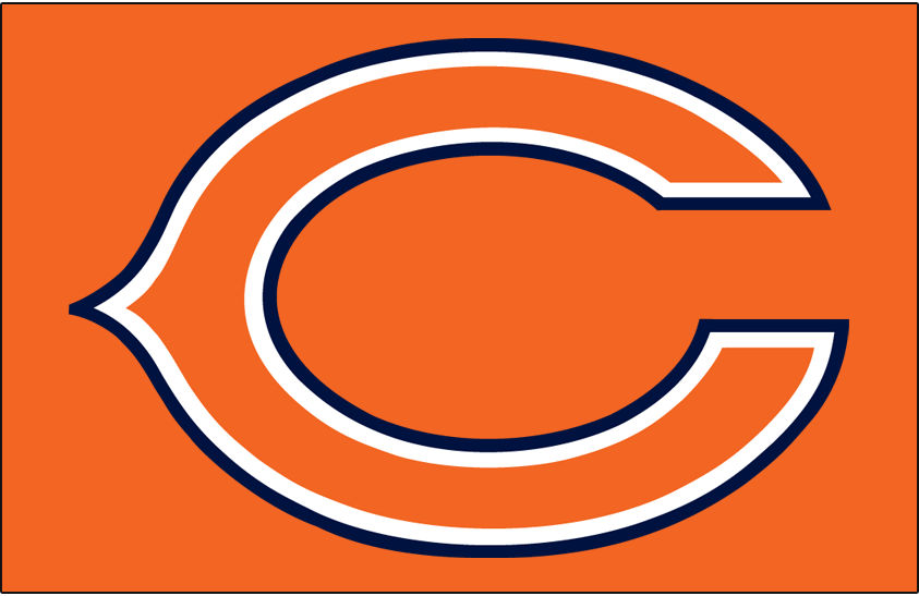 Chicago bears primary dark logo