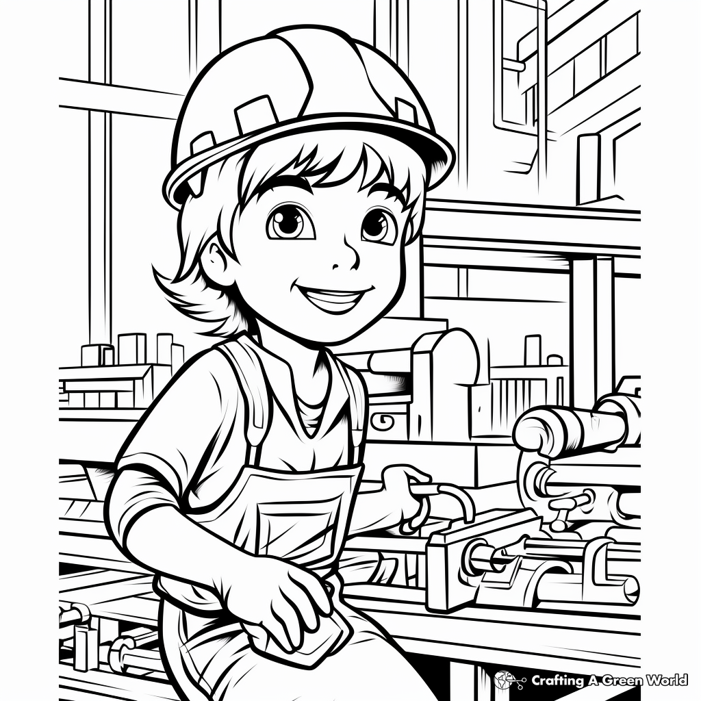 Labor day coloring pages