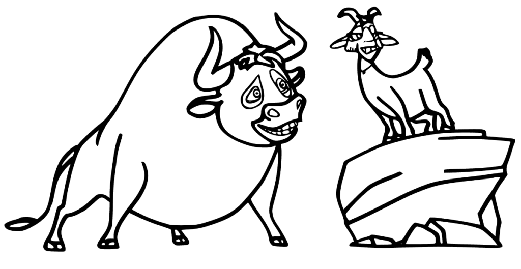 Printable disney ferdinand coloring pages