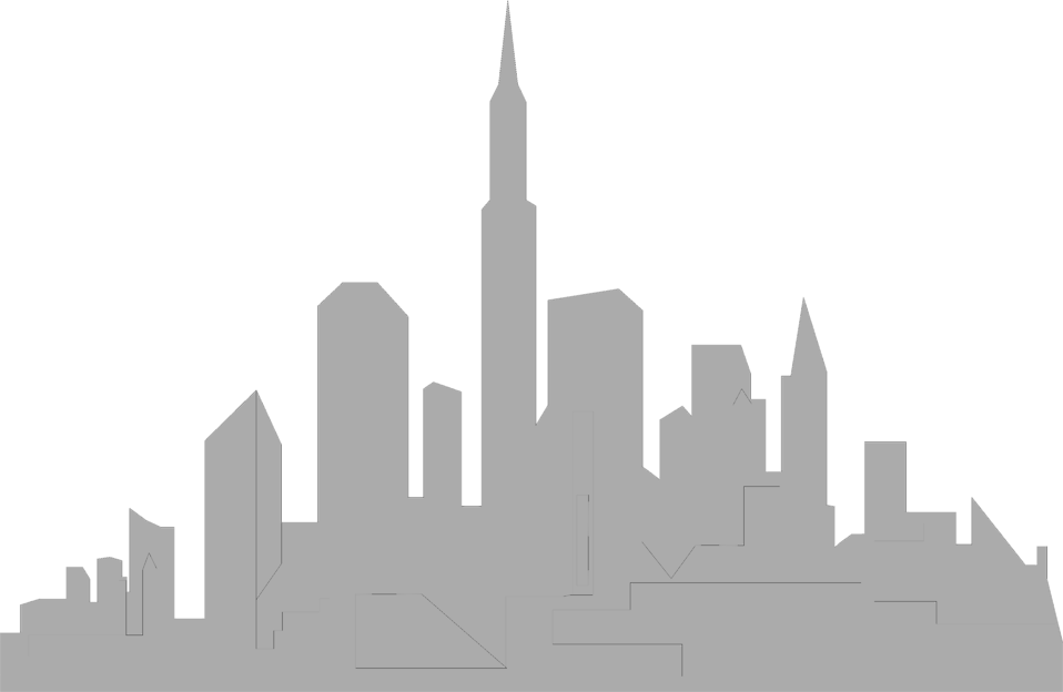 Chicago skyline cityscape silhouette