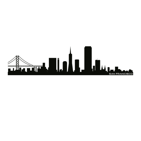 San francisco skyline silhouette skyline silhouette silhouette sketch san francisco tattoo