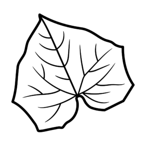 Leaves coloring pages printable for free download