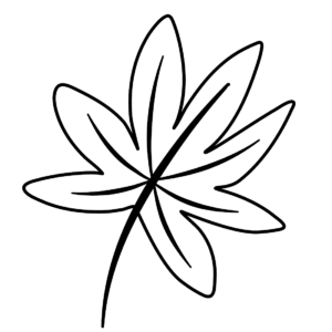 Leaves coloring pages printable for free download