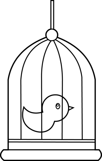 Birdcage clipart by hallow graphicsfree clipart for personal use coloring pages bird cage pet bird cage