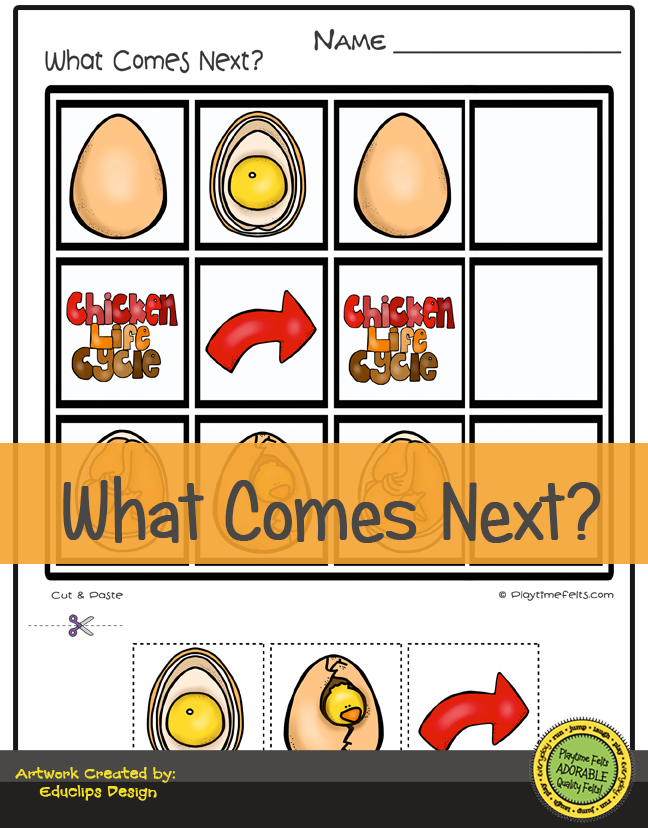 Chicken life cycle storytime activities for preschool