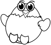 Baby chicks coloring pages free printable pictures