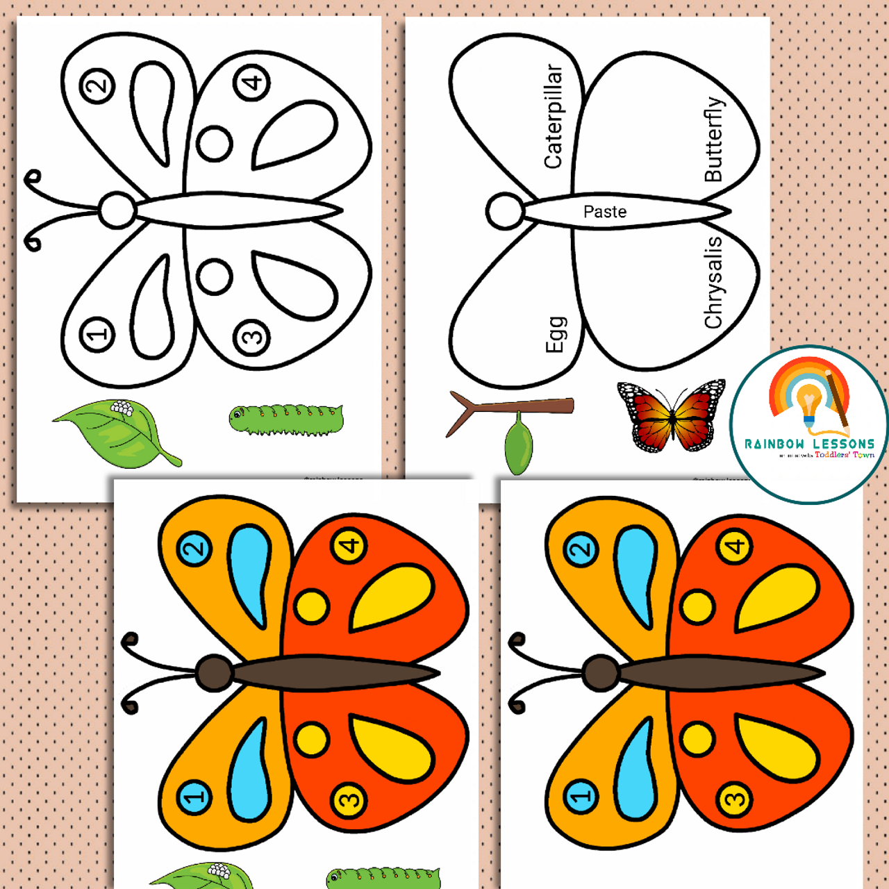 Butterfly life cycle craft butterfly craft life cycle of a butterfly craft spring