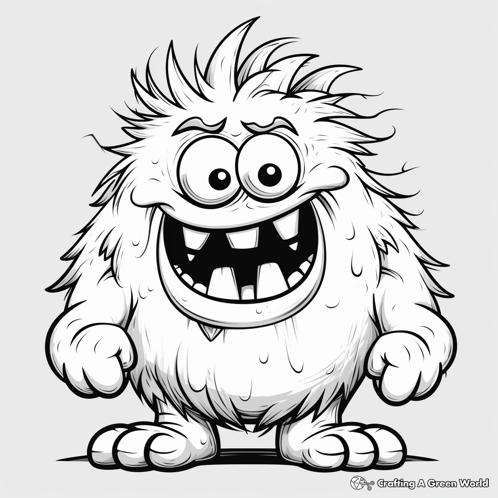 Monster coloring pages