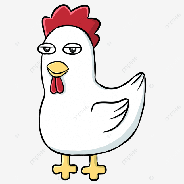 Smug hd transparent cartoon smug face chicken chicken png chicken clipart cartoon chicken png image for free download