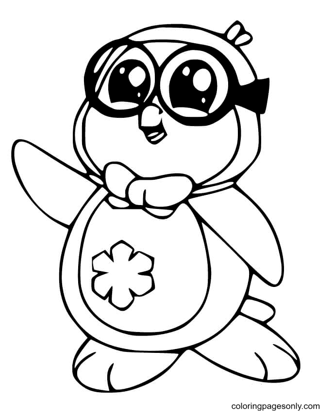 Penguin coloring pages