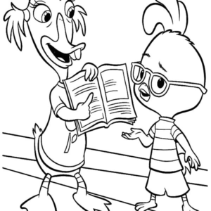 Chicken little coloring pages printable for free download