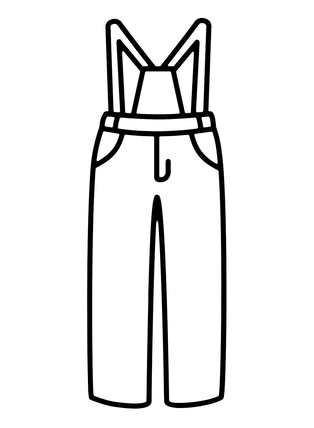 Pants coloring pages printable for free download