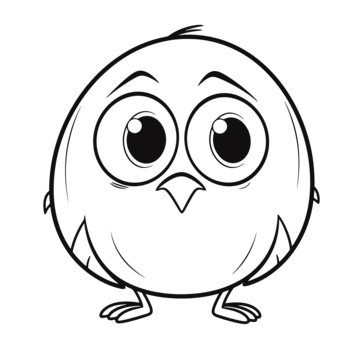 Cute cartoon chicken coloring pages outline sketch drawing vector chicken drawing car drawing cartoon drawing png and vector with transparent background for free download