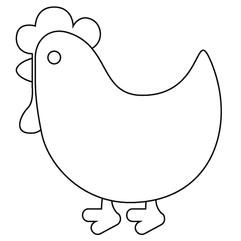 Rooster emoji coloring page free printable coloring pages