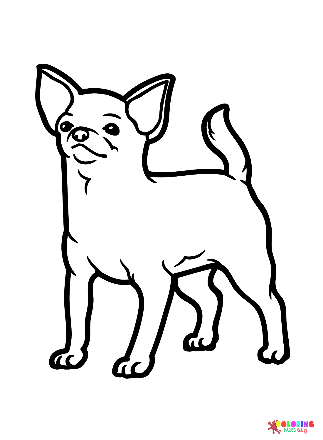 Chihuahua coloring pages printable for free download