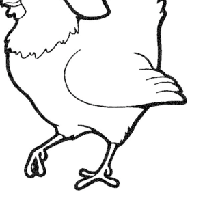 Chicken coloring pages printable for free download