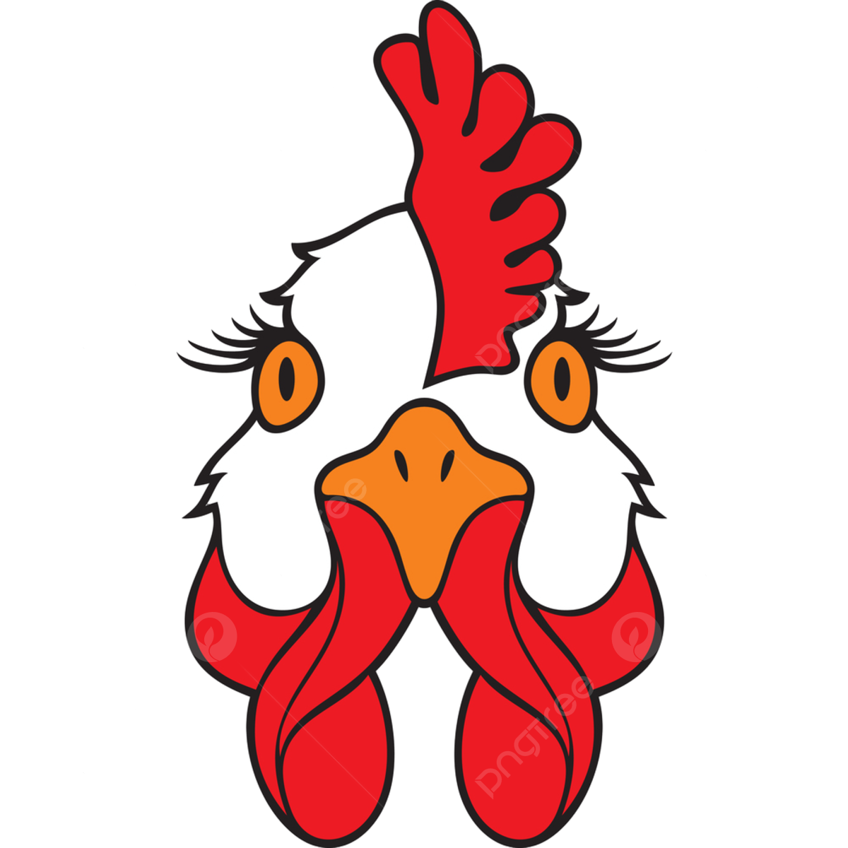 Chicken face clipart images free download png transparent background
