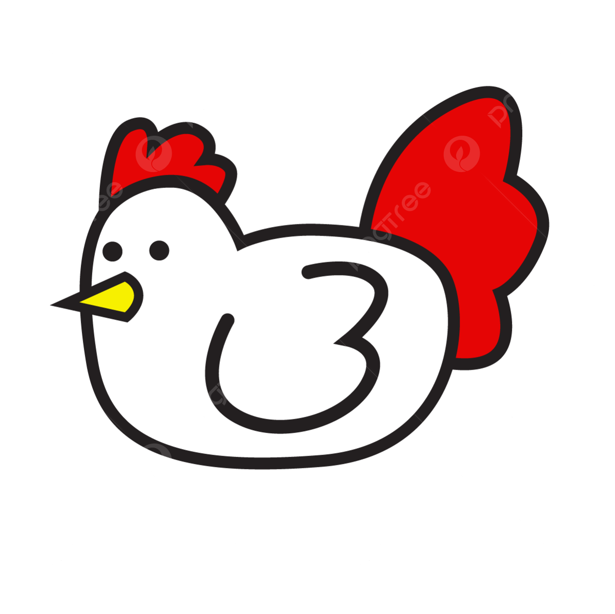 Hen drawing clipart images free download png transparent background