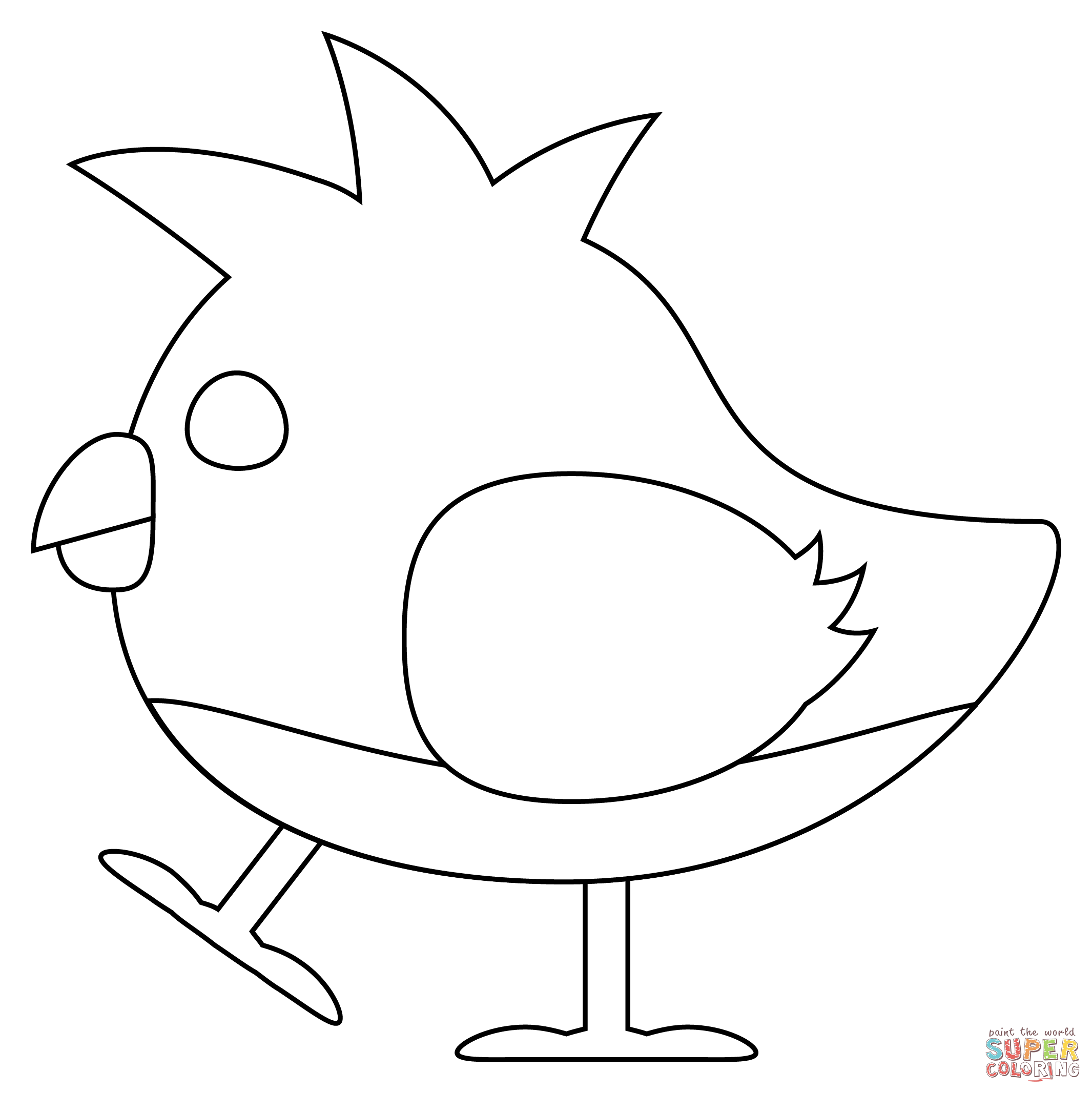 Baby chick coloring page free printable coloring pages