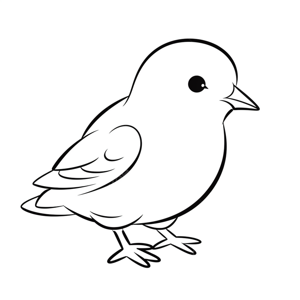 Cute bird coloring page download them and try to solve them bird drawing ring drawing color drawing png transparent image and clipart for free download