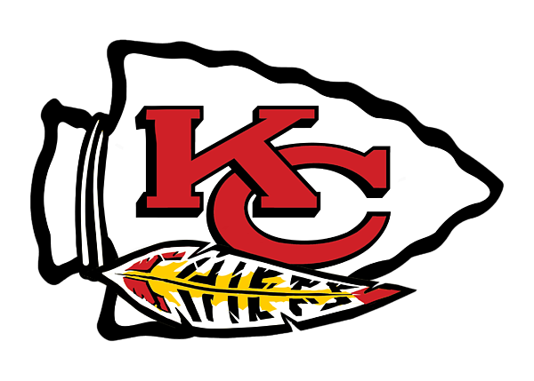 Chiefs fan logo sticker by david luebbert