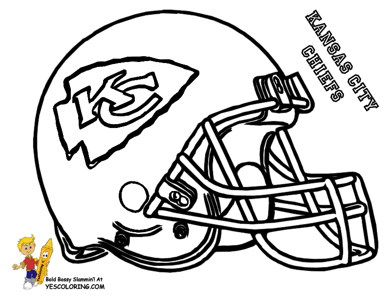 Kansas city chiefs coloring pages